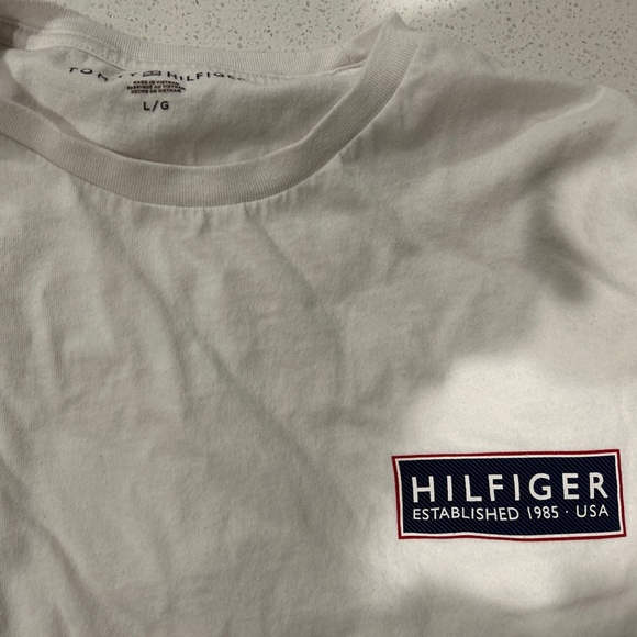 Tommy Hilfiger White Short Sleeve Shirt - Picture 4 of 4